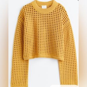 H&M Pointelle-knot sweater
